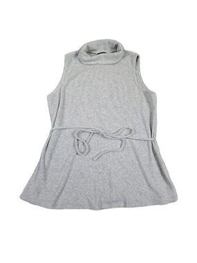 Lane Bryant Tank Top Plus 22 24 Tie Soft Sleeveless Turtleneck Sweater Minimalis